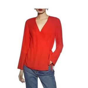 Top shop Women's V-Neck Wrap Top